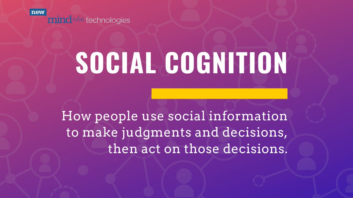 NewMindTech's tweet image. Social Cognition. We all have it! #BrainBasics #Neuroscience #NFB
