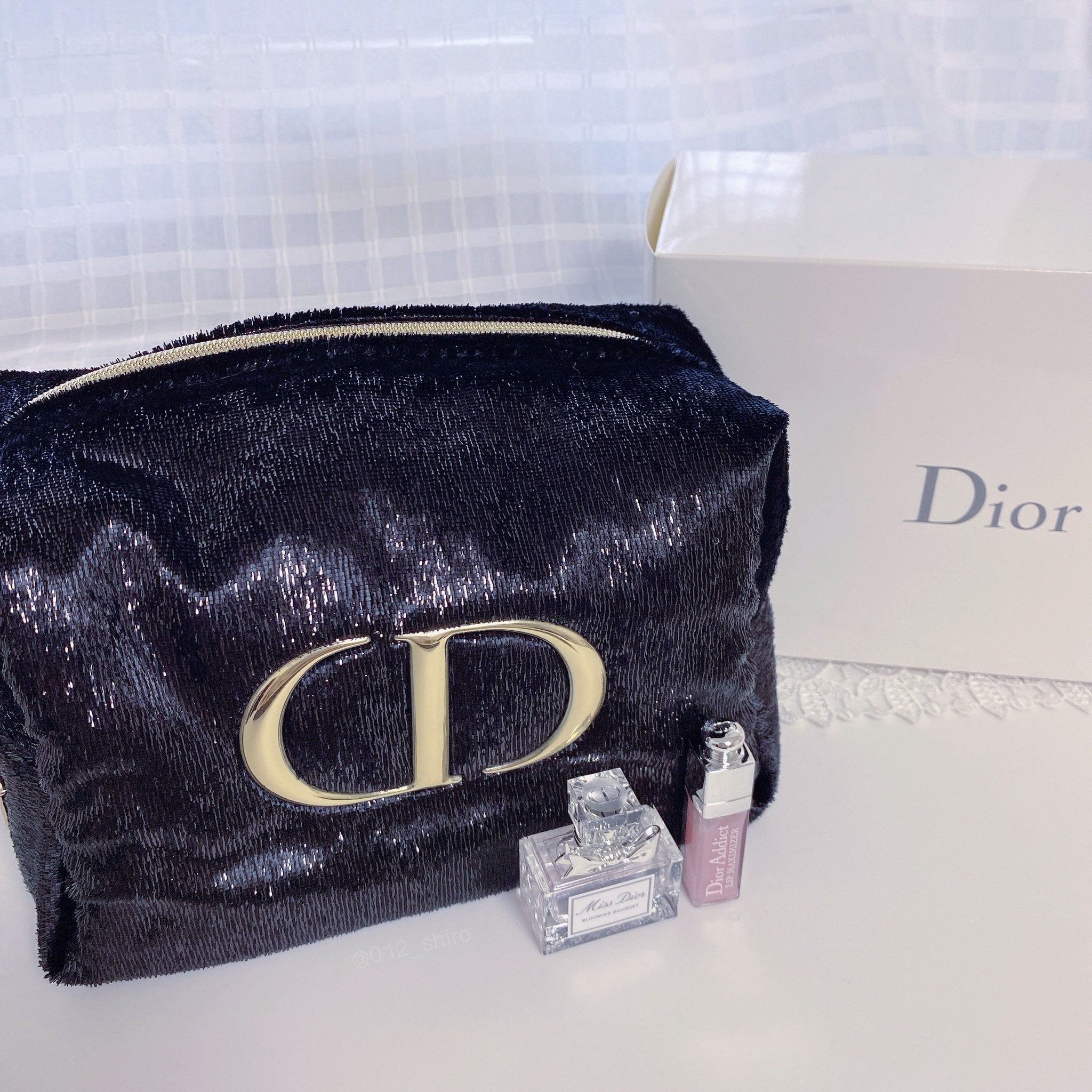 Dior ディオール ポーチ　クリスマス　ノベルティ　黒