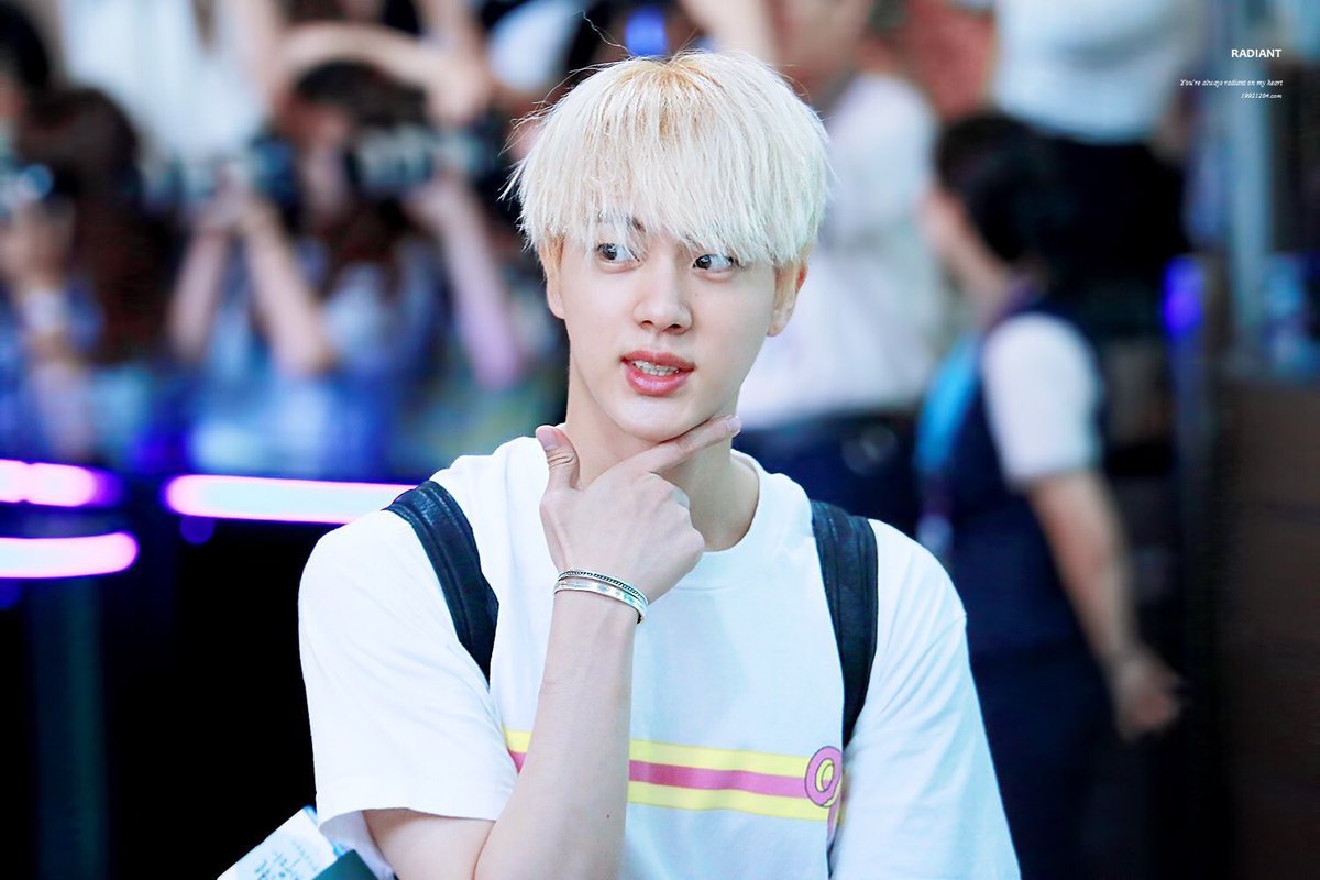 bare faced/no makeup kim seokjin— a thread 