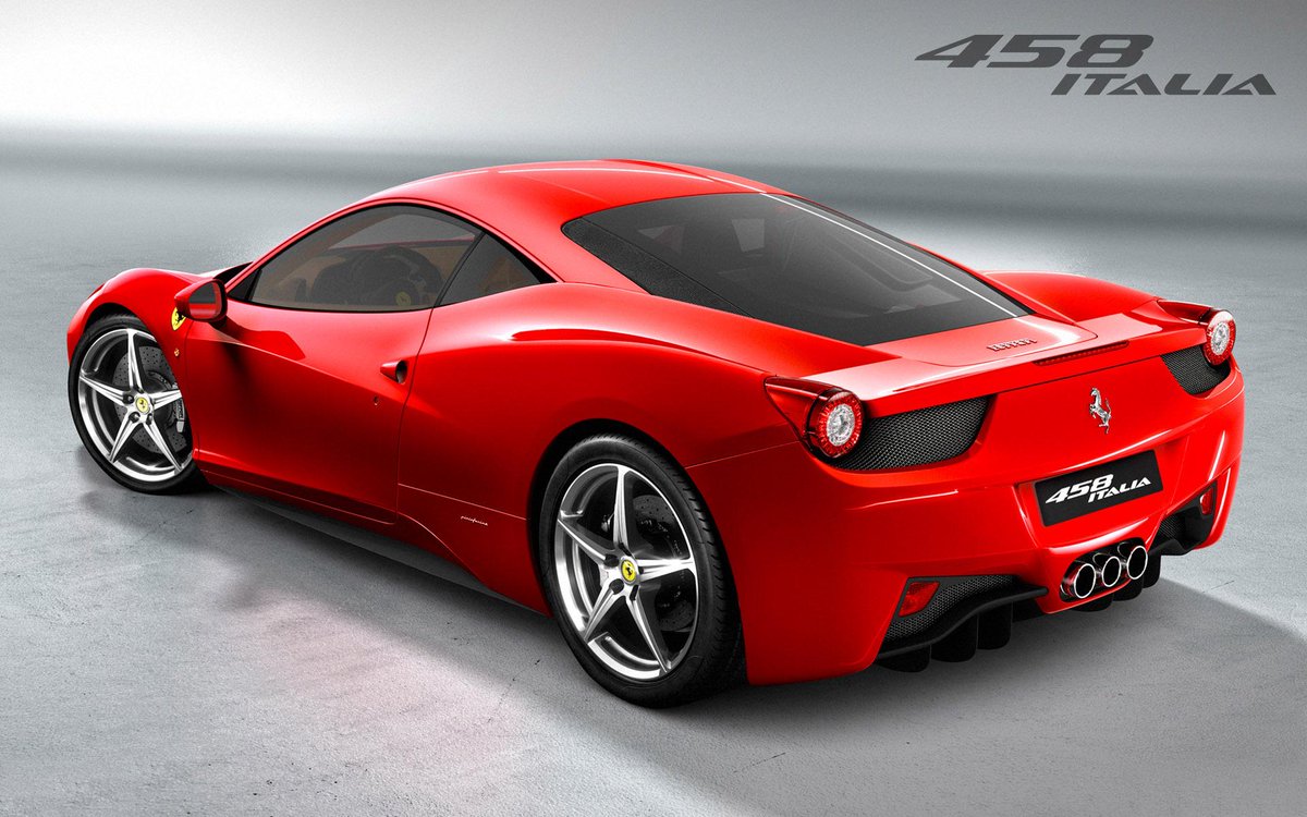 18/20The Ferrari Italia (458)If I was a kid, this is the car if have posters of in my wall.  #ferrari  #carlist  #top20