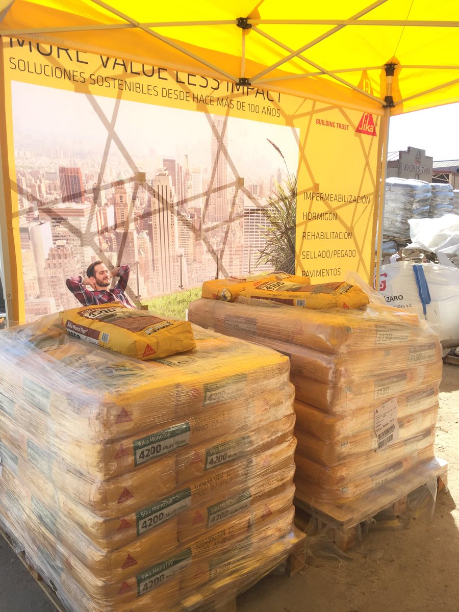 Evento #WeLoveMonTop  ⁦<a href="/SikaSpain/">Sika España</a>⁩ hoy día 19 y mañana 20 en Borja (Zaragoza) de la mano de nuestro distribuidor #Sika @GarciaLazaro ⁦<a href="/GrupoIbricks/">Grupo Ibricks</a>⁩