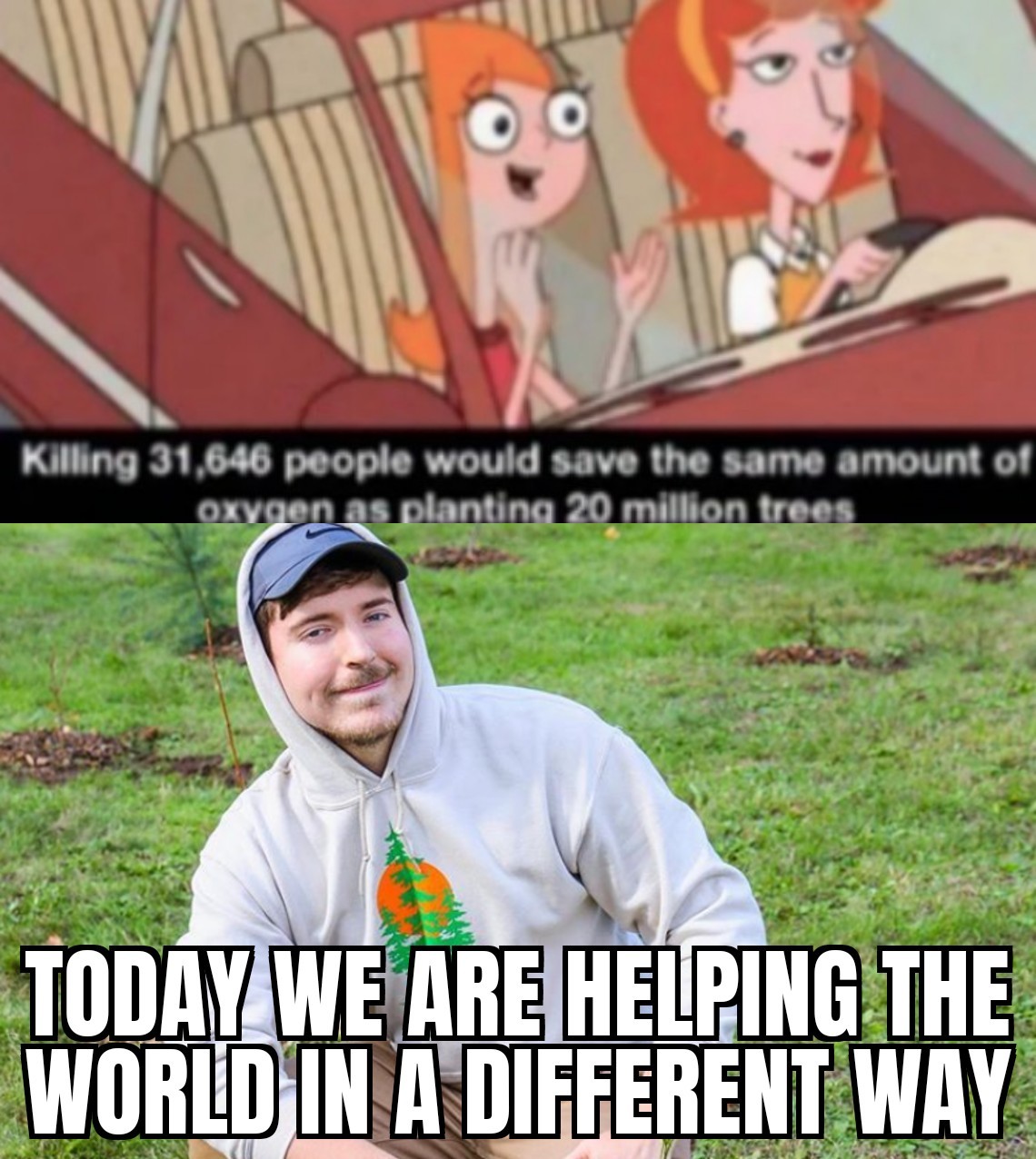 memes on Twitter "Mr Beast is going to safe the world again…