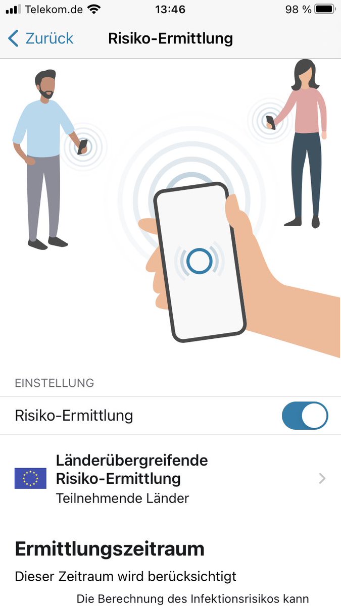 venriser's tweet image. Seit ein paar Minuten gibt‘s die neue Version 1.5 der #CoronaWarnApp. #Deutschland ist eins der ersten 3 Länder, die ab heute grenzüberschreitend Warnmeldungen austauschen. Weitere Länder schließen sich nach und nach an. Seid #dabei. @tsystemsde @RegSprecher @SAP