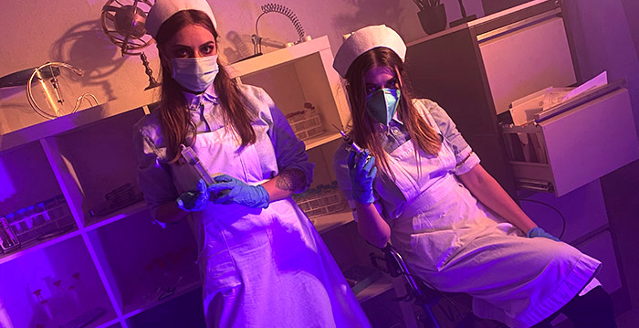 looopings's tweet photo. Pretparkfan bouwt zelf halloweenspookhuis: The Experiment https://t.co/dIsEZwSN1G https://t.co/LhYwgwDxZF