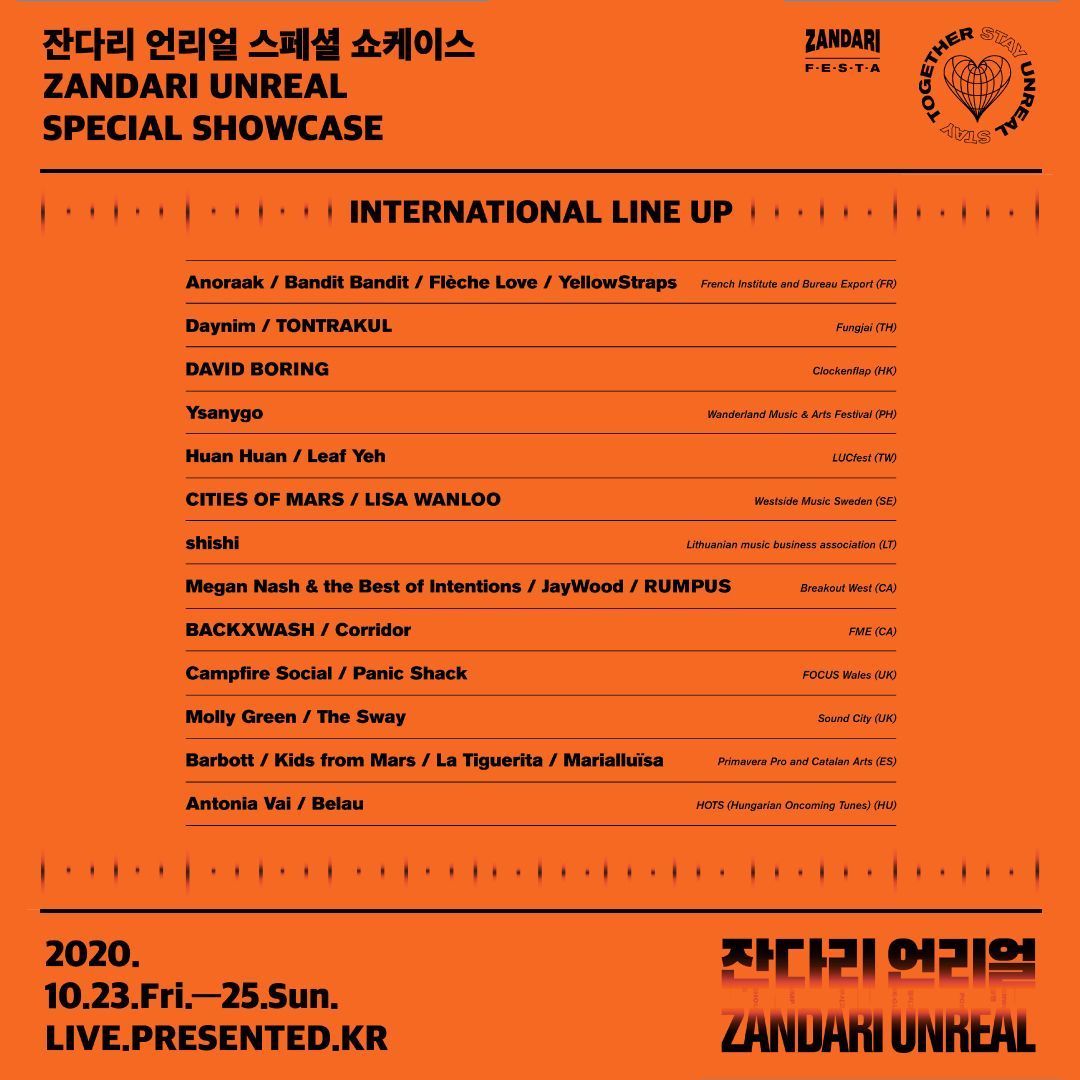 . <a href="/Barbottband/">Barbott</a>, <a href="/kidsfrommars_/">KIDS FROM MARS</a>, La Tiguerita and <a href="/marialluiisam/">Marialluïsa 🌿</a> will be representing catalan artists at the Zandari Festa (<a href="/ZandariFesta/">Zandari Festa</a>) special showcases that will take place from 23-25 October. Watch the shows this weekend in  buff.ly/3dCLw4F Thanks, <a href="/catalanarts/">Catalan Arts</a>