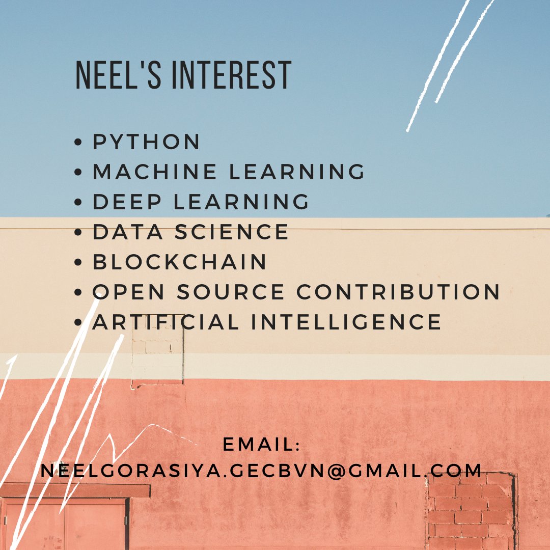 gecbvnstudents's tweet photo. Meet Neel @Neel_2904 from @BitstobytesGec of @gecbhavnagar
#bitstobytes
#b2bclub
#gecbvnstudents
#gecbhavnagar
#bitstobytesgec https://t.co/Lih7PdV512
