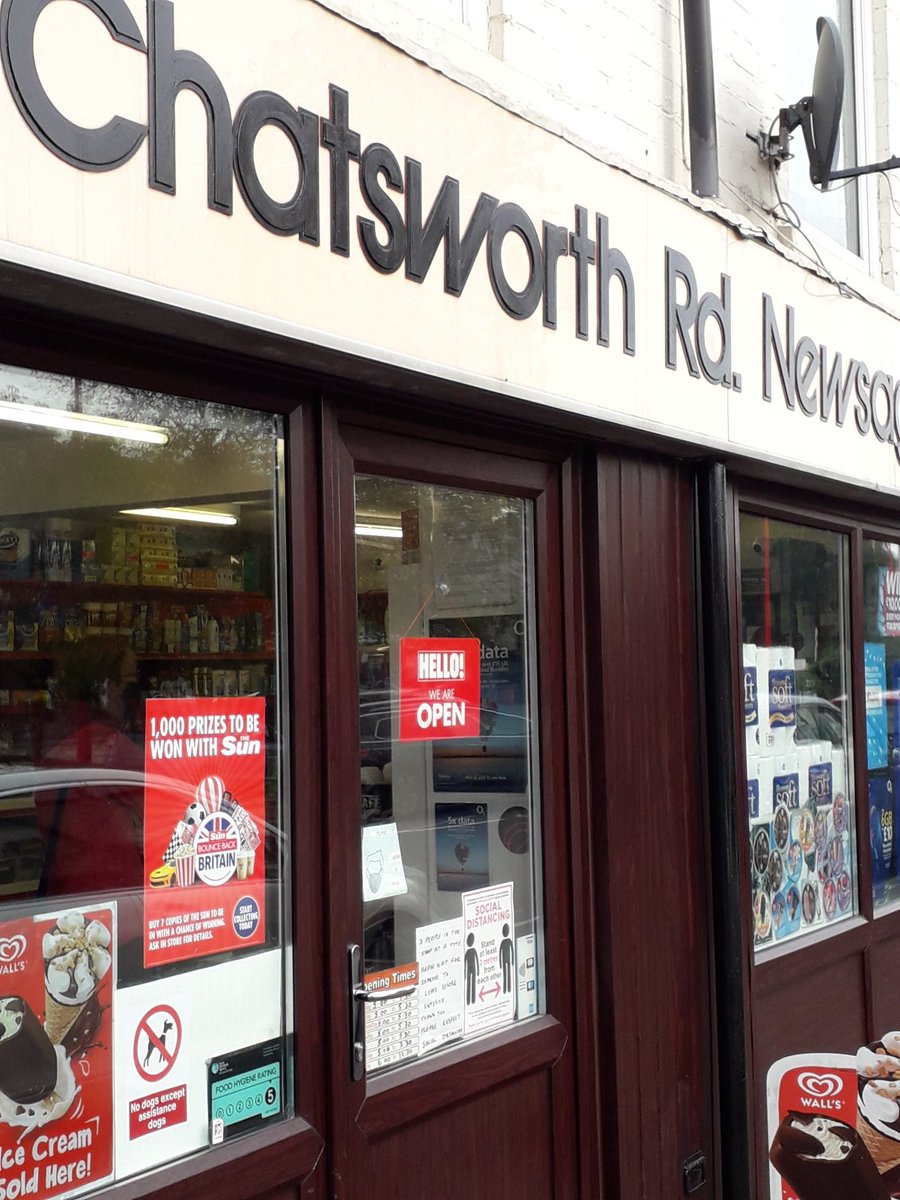#BounceOffChallenge#newsretail@TheSun. 1000 Prizes to be won with The Sun. Get your loyalty cards and stickers from Chatsworth Road Newsagents in Chesterfield. #BounceBackBritain.