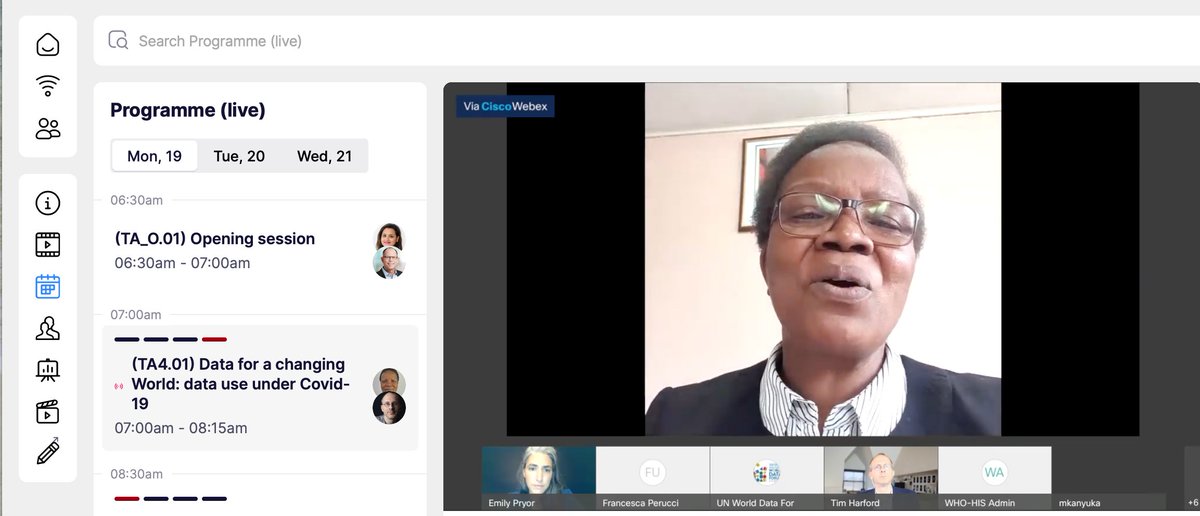 UNDataForum's tweet photo. 📳 "Data for a changing World: data use under #COVID19" 

Mercy Kanyuka of #Malawi NSO highlighting the challenges in the country and how NSO Malawi is collecting data to monitor the impact while working w/ the Min. of Health on the response.

#UNDataForum https://t.co/J5GyMNhptc