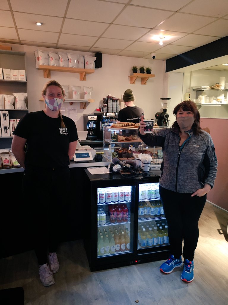 SweetBeatSligo's tweet photo. Our first day back off to a great start ✨

We welcomed the formidable @BrendaDonohue from @RTERadio1 in to The Beat today where she spoke to the boss about reopening and the challenges of this year ✌️

Tune in to Brenda's show 'Like Family' on the Monday Bank Holiday at 3pm 🙏 https://t.co/6tSe9BZo2o