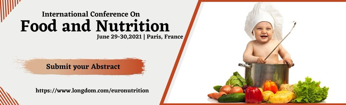 Upgrade your skills at International Conference on Food and Nutrition on June 29-30, 2021 in Paris, France.
Meet our Experts and share your knowledge
Visit for more details: lnkd.in/gNhXiKi
We are open for abstracts and registrations.
Email: nutrition@longdomglobal.com