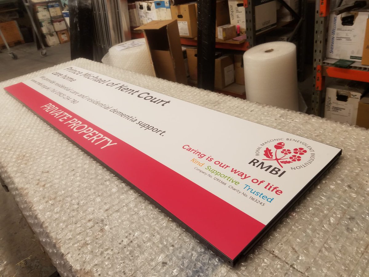 DisplayFountain's tweet photo. It was an absolute pleasure to work with RMBI on design and printing external signage for one of their care homes, We love a beautiful and positive start to our week. https://t.co/Rr0vyxVc8Q