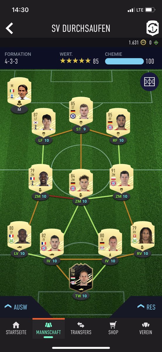 JanikMiasanMia's tweet photo. Verbesserungsvorschläge? Budget 200k #fifa #sheeshteam #fifa21 @sheeshTUBE #sheeshtube https://t.co/KTUhGONV8Z