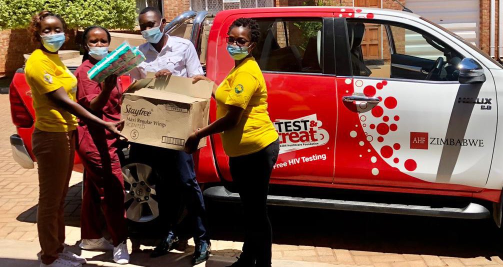 Team Ukukhanya (CHIEDZA) in Bulawayo spent the day distributing reusable pads to stakeholders &amp; partner organisations who work with venerable young girls either in health facilities or in the community. 

The pads will be given free of charge to girls &amp; young women in need.