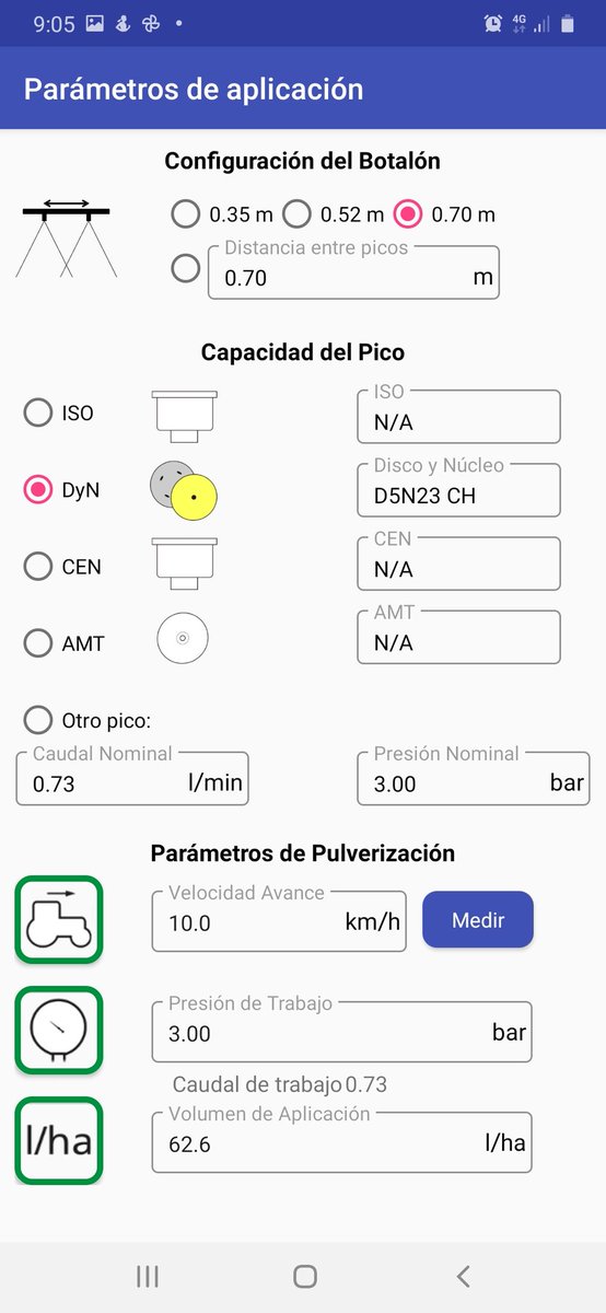 damicojp33's tweet photo. 📢Ya está disponible la actualización de #AppCriollo🚜📲 con tres grandes novedades. La base de picos cuenta cuatro normas: ISO, Disco y Núcleo, Europea y AMT. Calcula el caudal pulverizado efectivo en base al jarreo y geoposiciona la prescripción del cálculo de mezclas. 😎 https://t.co/cZGb4Cm8sT