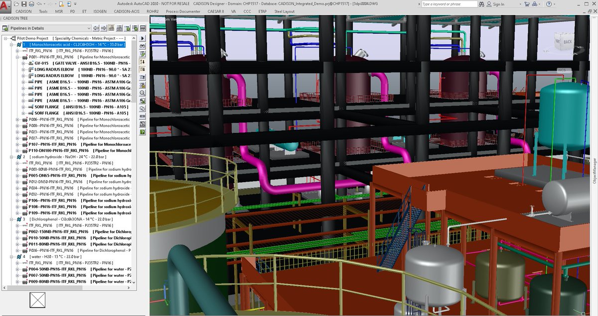 CADISON3D's tweet image. PID &amp;amp; 3D Made Easy: Even engineers who are not controls experts can quickly design and tune #PIDcontrollers using #CADISON Explorer enhancements, new Hypersnap function, Connection points of nozzles. cadison.com/en/3d-plant-de…

#PID #3DPlantDesign #CIC2020 #DigitalEngineering