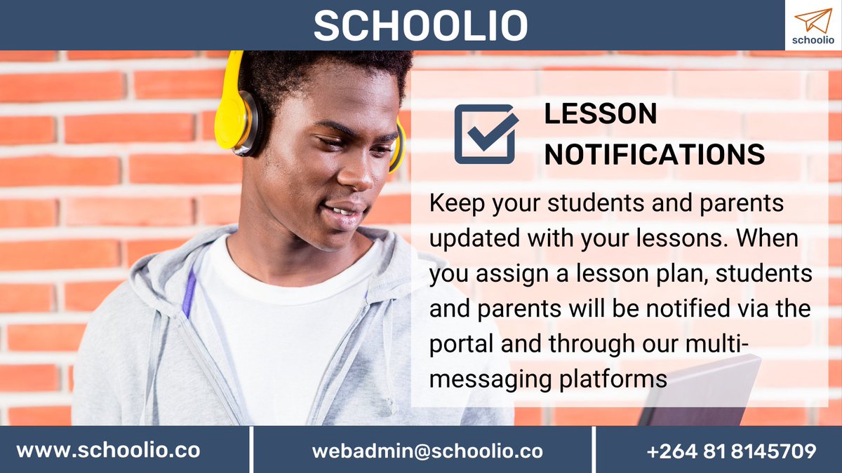 Having trouble notifying parents of your students' schoolwork? Schoolio encourages parents to stay connected and engaged with their children's lessons.

#Education #Schoolio #Edtech #Digitallearning

schoolio.co
