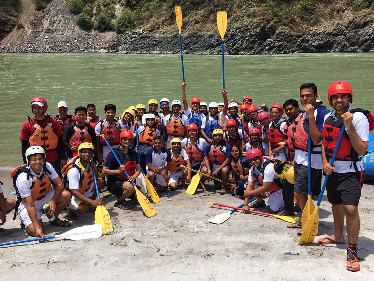 'Adventure fills soul'River  #Rafting on the Ganges, organised by  @ITBP_official Devilish rapids - people falling out of boats & rescued later, cliff jumping and lots of adrenaline! Sad we don't have photos in action.       (3/8)