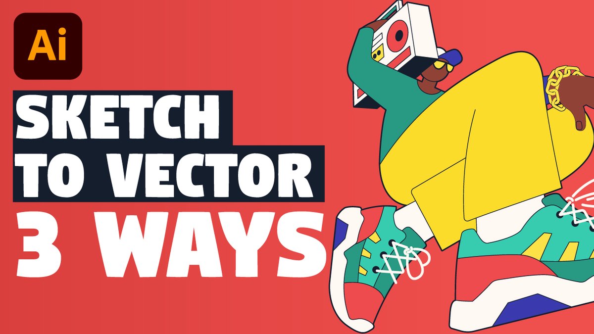 NEW TUTORIAL! Learn 3 ways to turn your pencil sketch into vector illustration.
https://t.co/SWlzZgsN64
#createwithIllustrator #AdobeIllustrator #Illustrator #vectorart #DesignThinking #GraphicDesign #YouTube #WithMe #Tips #sketch #illustrationart #illustrationartists https://t.co/zJsjAAgZVX