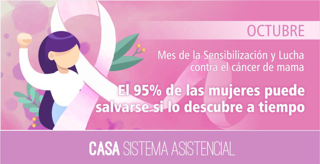 cajaabogados's tweet photo. 19/10 Día mundial de la sensibilización y lucha contra el cáncer de mama.
Más info en https://t.co/qXcDBaGbJX
#octubre #cancerdemama #CASApreviene #chequeate https://t.co/GWrEEyNIuD