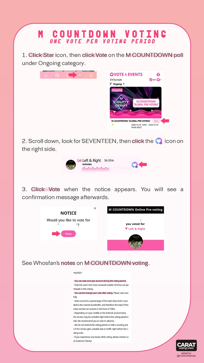 [WHOSFAN 2]How to earn voting ticketsHow to vote @pledis_17  #SEVENTEEN  