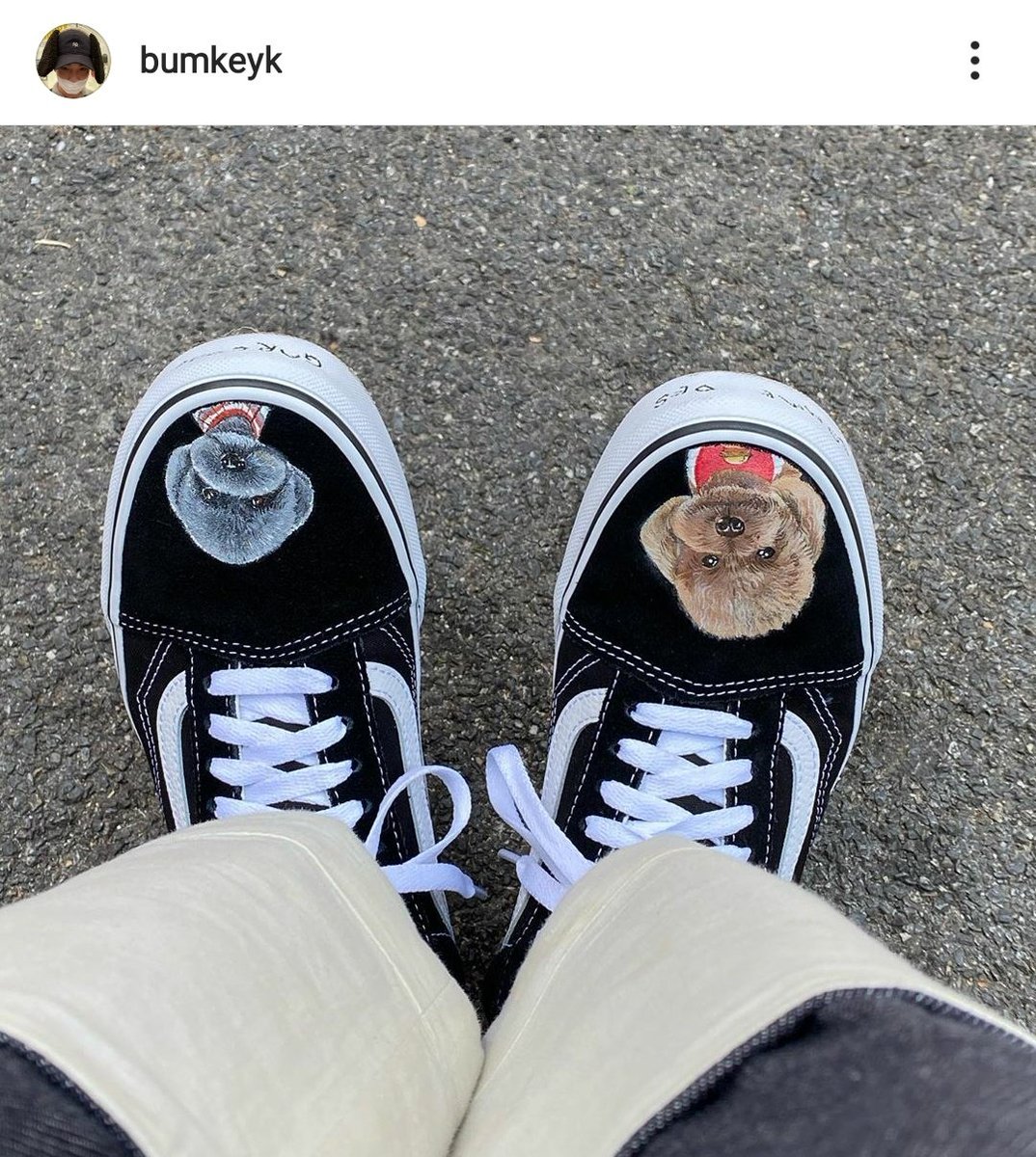 Best dads with their babies customized on their shoes  #KIMBUM              #HOONY