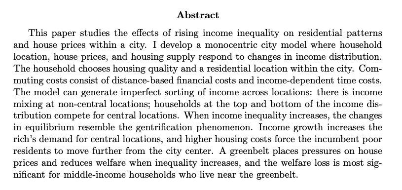 Meng LiJMP: "Within-city Income Inequality, Residential Sorting, and House Prices"Website:  https://www.mengliecon.com/ 