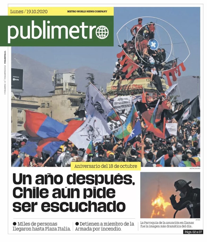 PamJiles's tweet photo. Mientras la tv distorsiona y miente descaradamente, dos diarios informan equilibradamente hoy. 
Que no nos quiten nuestra historia. https://t.co/f7ZDLaiTgc