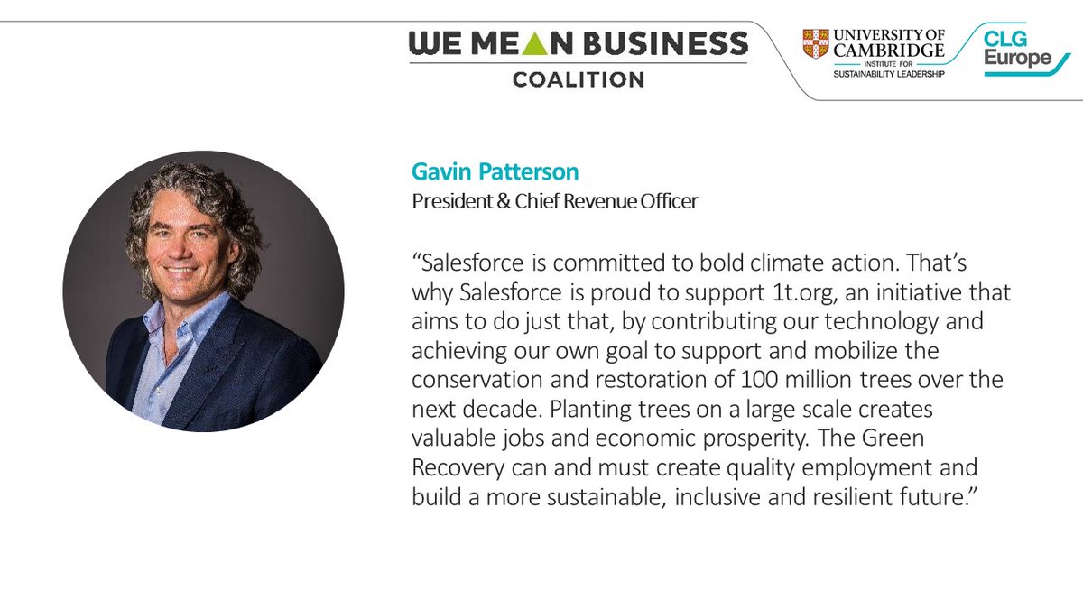 Salesforce UK & Ireland (@salesforceuk) on Twitter photo A new <a href="/ClimateCLG/">Corporate Leaders Groups</a> report, based on <a href="/CambridgeEcon/">Cambridge Econometrics</a> modelling, analyses the impact a #GreenRecovery Plan in Europe would have. It finds policies consistently favourable in:
⬆ boosting GDP and employment
⬇ reducing CO2 emissions
Find out more: sforce.co/2HcLkNG A new <a href="/ClimateCLG/">Corporate Leaders Groups</a> report, based on <a href="/CambridgeEcon/">Cambridge Econometrics</a> modelling, analyses the impact a #GreenRecovery Plan in Europe would have. It finds policies consistently favourable in:
⬆ boosting GDP and employment
⬇ reducing CO2 emissions
Find out more: sforce.co/2HcLkNG