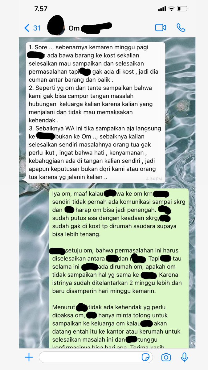 Masuk ke minggu ke 3 R ga ada kabar akhirnya aku kontak ayahnya. Aku harap ayah R bisa jd penengah antara aku dan R, krn R ga pernah ada komunikasi, dan masalah ini ga bisa dibiarkan berlarut2. Tapi respon orgtua R pun seakan lepas tangan