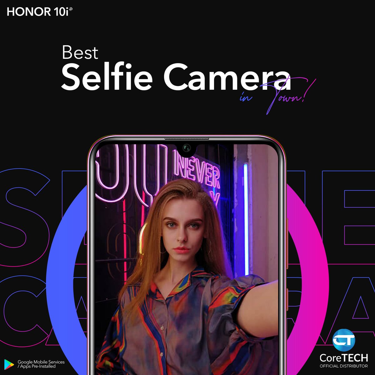 CoretechPak's tweet image. But first, let me take a selfie! 🤳 With it's 32MP AI Camera, HONOR 10i lets you get stunning selfies in any light! 🤩
Available Now for Rs. 36,999/- with 1 Year Official Warranty by Coretech
Order now from our Official Website & get a FREE GIFTBOX from HONOR!