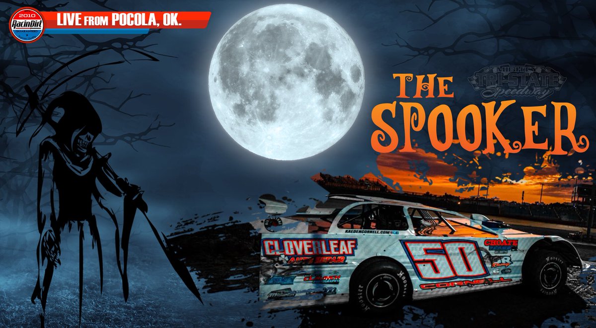 RacinDirt's tweet image. Who’s getting excited for the Spooker! Action begins Thursday @Tri_State_Spdwy.