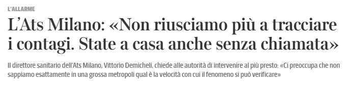 Non va bene.