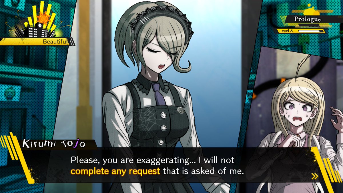 is it just me or does she look like she could be rantaro's relative 