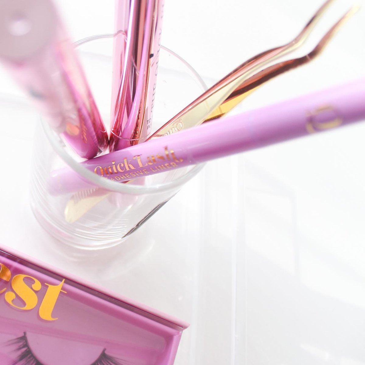 TheQuickFlickAu's tweet image. Elevate your Quick Flick wing with a pair of fluttery natural-looking false lashes 💕⁠ Pair with our revolutionary Quick Lash adhesive liner for lightweight, long lasting lashes that look and feel real!⁠ quickbeauty.com
⁠#thequickflick #quicklash #makeupinspo