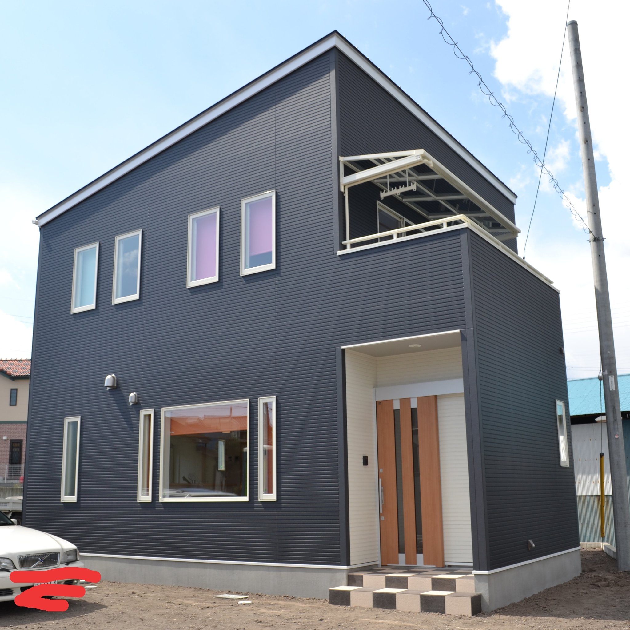 Daidoukensetu 片流れ屋根の家 大道建設 富士市 富士市注文住宅 静岡県東部注文住 静岡県かっこいい注文 住宅 静岡県駿東郡清水町のかっこいい注文住宅 静岡県注文住宅 個性派住宅 富士市個性派住宅 太鼓梁 地域密着型工務店 リフォーム