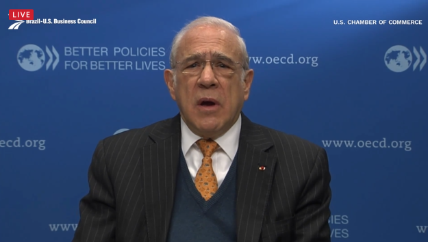 LIVE at the U.S.-Brazil Connect Summit: <a href="/OECD/">OECD ➡️ Better Policies for Better Lives</a> Secretary-General Angel Gurría <a href="/A_Gurria/">José Ángel Gurría</a> 

"Brazil should make sure the economic recovery is #inclusive, #sustainable and #green."