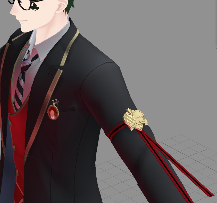 ようやく先輩の腕に寮章がついたぞやったー 疲れた 名伏のイラスト