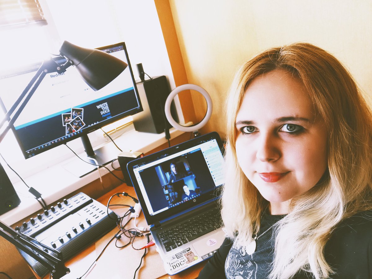 krnswry's tweet image. Up next at #Writethedocs #Writethedocsprague - yours truly. Will be ready to answer your questions in the chat &amp;amp; the live Q&amp;amp;A session afterwards.