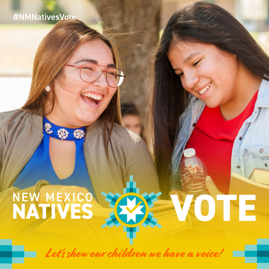 NISNetwork's tweet image. In New Mexico, same-day registration and early voting are open until Oct. 31. Bring your New Mexico ID or Driver's License to your local County Clerk's office for same-day voter registration. #NISN #StrongerTogether #nmnativevote #IndigenousExcellence #IndigenousEducation
