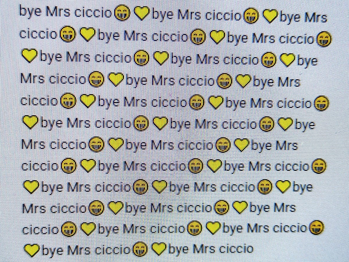 ciaccioDMS's tweet photo. Feeling the love at the end of class this morning 😁💛 I'm thankful for my wonderfully positive students every day! https://t.co/r2NPTkx2md