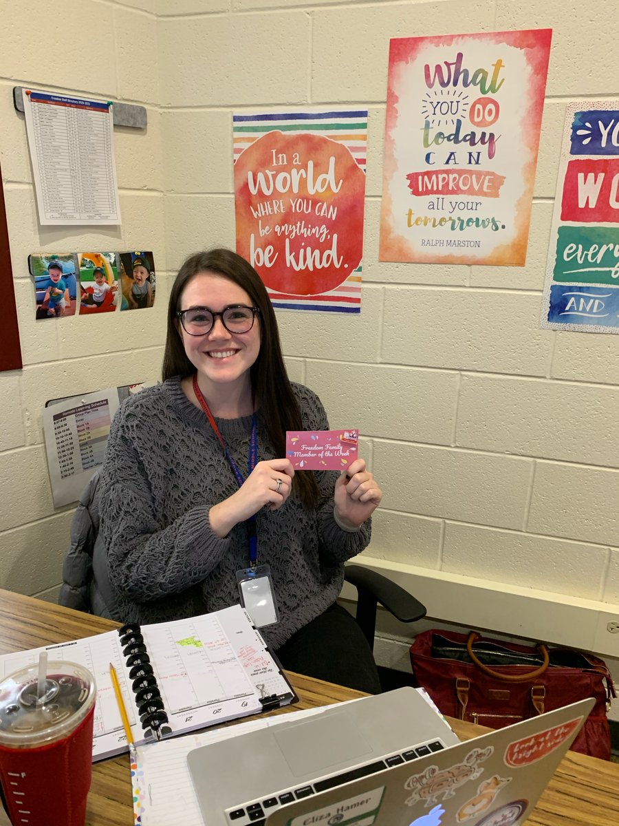 Kristin Richey (@mrskrichey) on Twitter photo We went from veteran last week to a rookie this week! Congrats @eliza_hamer on being nominated by your <a href="/FreedomD100/">FreedomMiddleSchool</a> peers for #FreedomFamily member of the week! We are so happy you joined the team this year! #d100inspires #d100inspira We went from veteran last week to a rookie this week! Congrats @eliza_hamer on being nominated by your <a href="/FreedomD100/">FreedomMiddleSchool</a> peers for #FreedomFamily member of the week! We are so happy you joined the team this year! #d100inspires #d100inspira