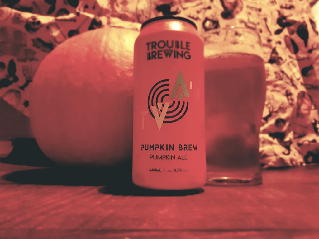 Finally had this gorgeous beer. I look forward to drinking  @troublebrewing Pumpkin Brew every year. So good. So, in light of this deliciousness, I thought I would talk a bit about the history of pumpkin beer, and it like so very many things owes its existence to Native Americans