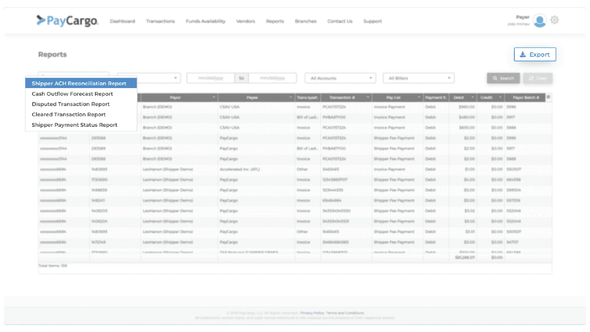 PayCargo, LLC on Twitter "PayCargo gives you access to valuable data