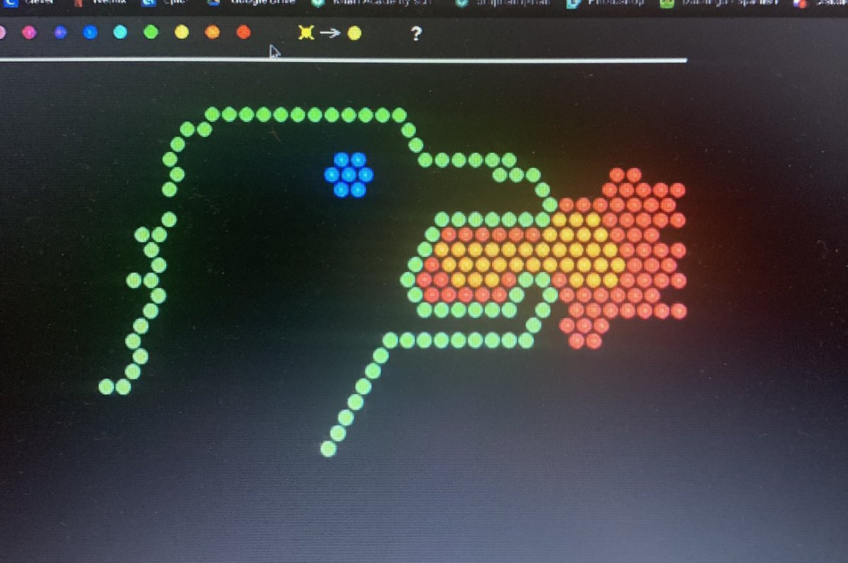 NDubs2017's tweet photo. What an amazing way to start my Monday! My incredible librarian @anna_lingerfelt made this spooktacular Maker Space Choice Board and the kids created Lite-Brite awesomeness!@jdesrva #ESinnovate #Daviswhatsup #DolphinStrong @hcpslib https://t.co/8AfyD6NNXe