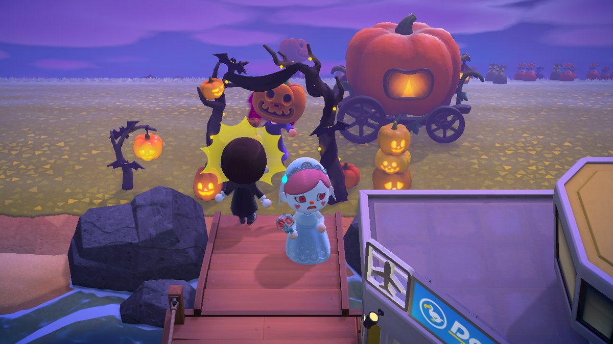 superpeachicc's tweet photo. Halloween time with @moominchanAC &amp; @irfan_mazli O w O#AnimalCrossing #ACNH #NintendoSwitch https://t.co/USwqvrtphI