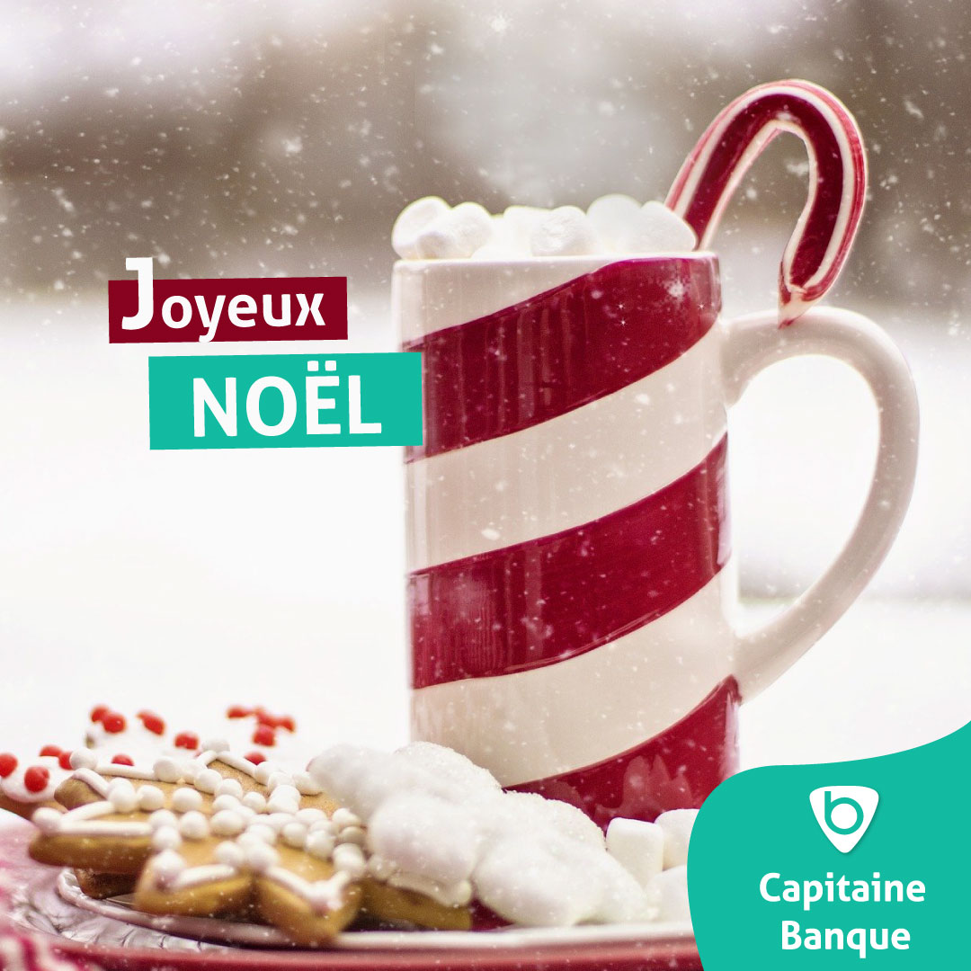 CapitaineBanque's tweet photo. Toute l’équipe de Capitaine Banque vous souhaite de joyeuses fêtes de Noël ! 🎄🎁🎊 https://t.co/8SMeYynCV9