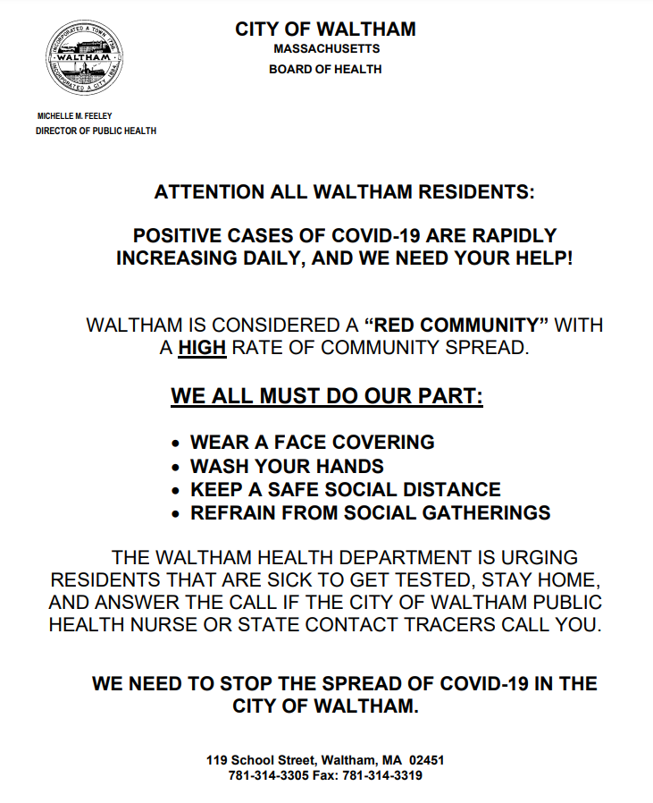 City Of Waltham tweet media