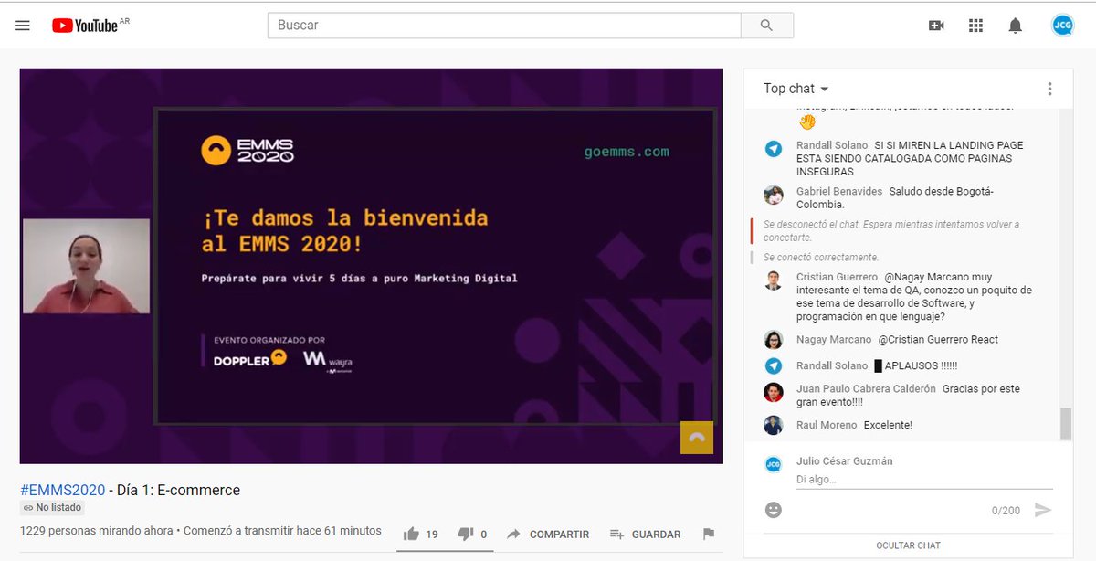 JCGbranding's tweet photo. cómo crear una experiencia de compra óptima en tu Tienda Online. ¡Conoce cuáles serán las tendencias del Comercio Electrónico junto a referentes del sector! #EMMS2020  #EMMSECOMMERCE desde#Argentina https://t.co/B3WPtshRnq