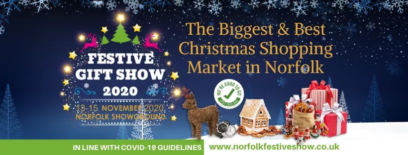 norfolkfestive's tweet photo. 🚨 TICKETS ON SALE NOW 🚨

Tickets to the Norfolk Festive Gift Show (13-15 Nov 2020) are on sale now! In line with COVID-19 guidelines and approved by Visit England, tickets will be limited and ONLY available online, so make sure you book asap! Book here: https://t.co/8NQGDio8NA https://t.co/px2Ej8Q4ZQ