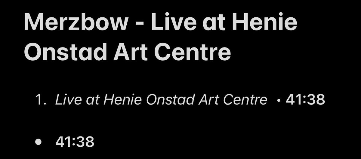 56/108: Live at Henie Onstad Art CentreMaybe one of my least favorite live album from Merzbow. This project is just too repetitive and gets really boring.